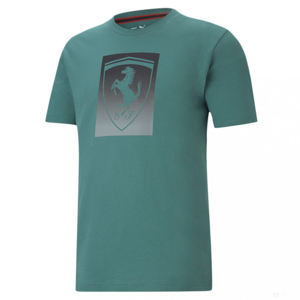 2021, Verde, Puma Ferrari Race Big Shield Camiseta