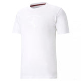 2021, Blanco, Puma Ferrari Race Big Shield Camiseta