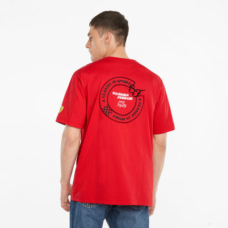 Camiesta para Hombre, Puma Ferrari Race Statement, Rojo, 2021 - FansBRANDS®