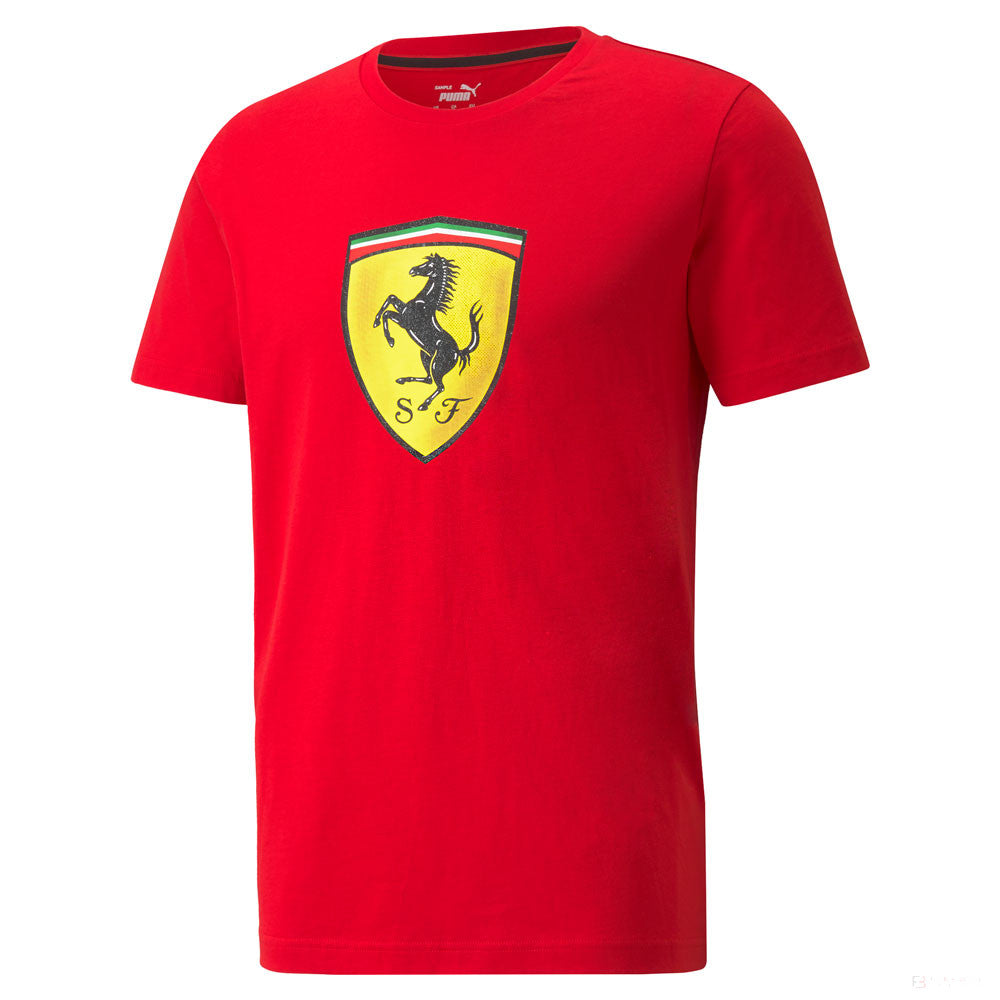Camiesta para Hombre, Puma Ferrari Race Big Shield, Rojo, 2021