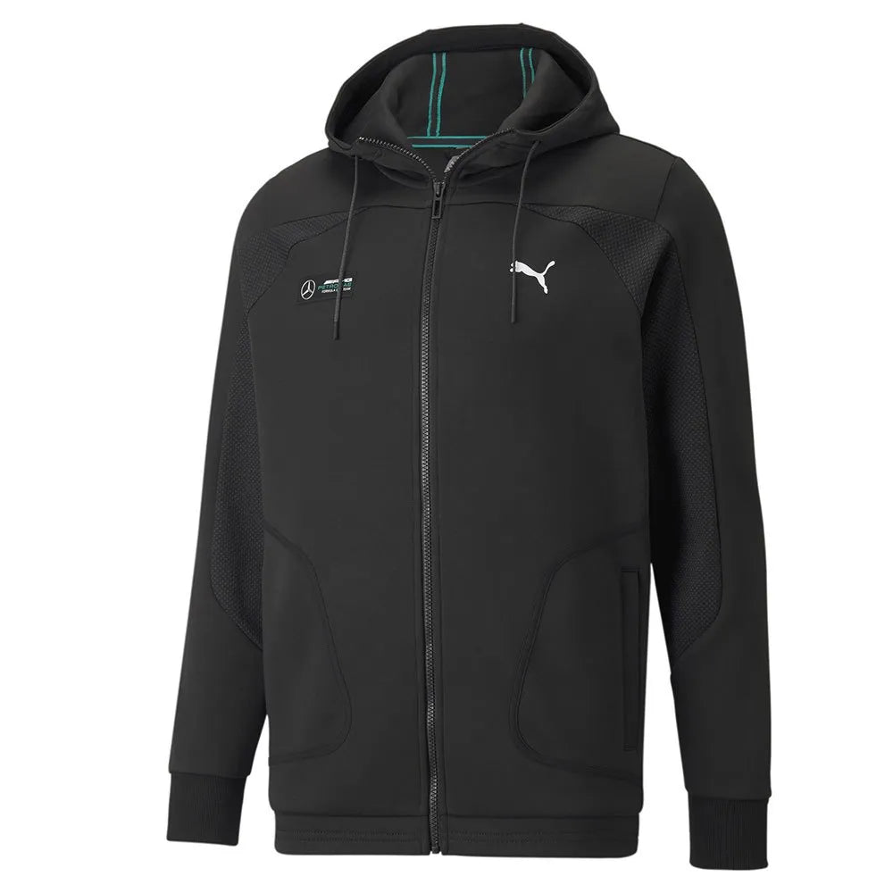 Suéter de Mercedes, Puma con capucha, Negro, 2021