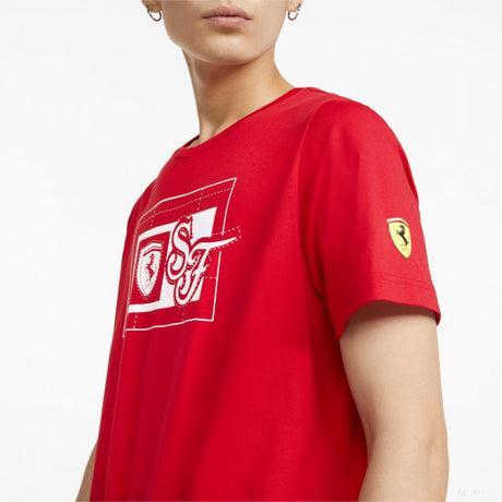 2022, Rojo, Puma Ferrari Race Camiesta - FansBRANDS®
