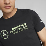 AMG Mercedes  Logo Tee Puma Negro 2022