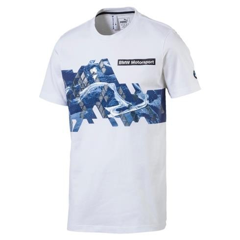 Camiseta para hombre, Puma BMW Graphic, Blanco, 2017