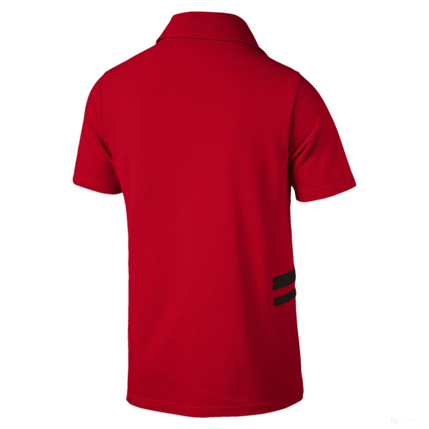 Camiseta de hombre con cuello, Puma Ferrari Fan Lifestyle, Rojo, 2018 - FansBRANDS®