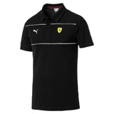 Camiseta de hombre con cuello, Puma Ferrari Lifestyle, Negro, 2019