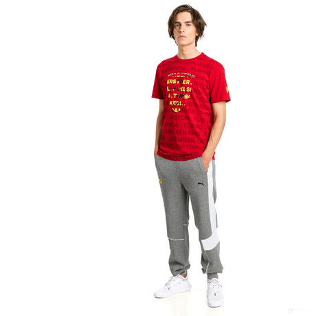 Camiseta para hombre, Puma Ferrari Big Shield, Rojo, 2019 - FansBRANDS®