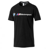 Camiseta para hombre, Puma BMW MMS Logo, Negro, 2019
