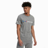Camiseta para hombre, Puma BMW MMS Logo, Gris, 2019