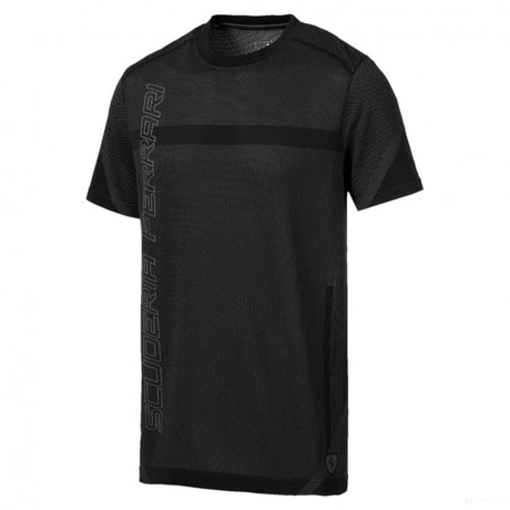 Camiseta para hombre, Puma Ferrari ecoKNIT, Negro, 2019 - FansBRANDS®