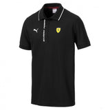 Camiseta de hombre con cuello, Puma Ferrari Scuderia, Negro, 2019