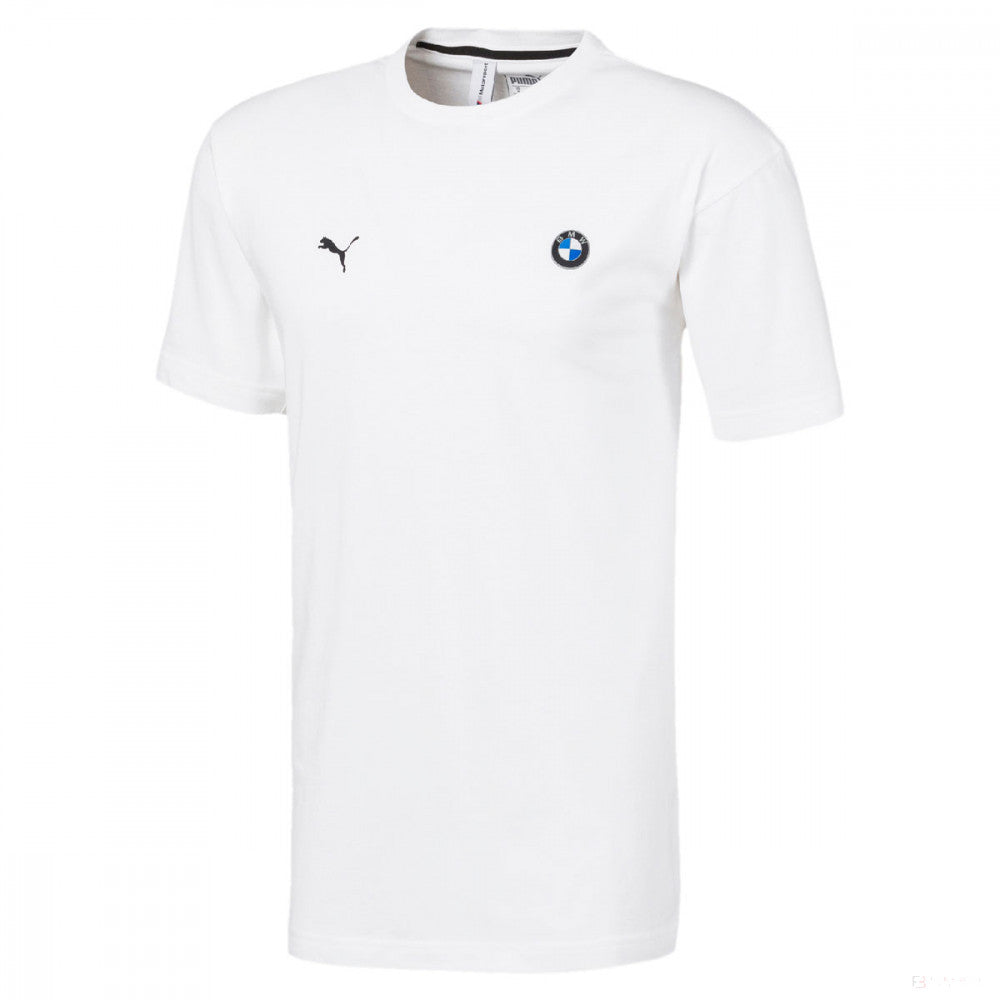 BMW T-shirt, Puma BMW MMS Life Graphic Round Neck, White, 2020
