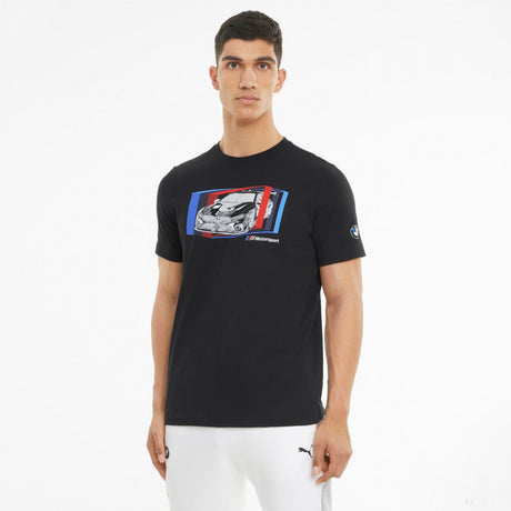 2021, Negro, Puma BMW MMS Car Grafico Camiseta - FansBRANDS®