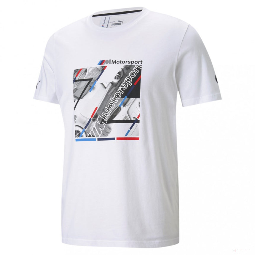 2021, Blanco, Puma BMW MMS Grafico Camiseta - FansBRANDS®