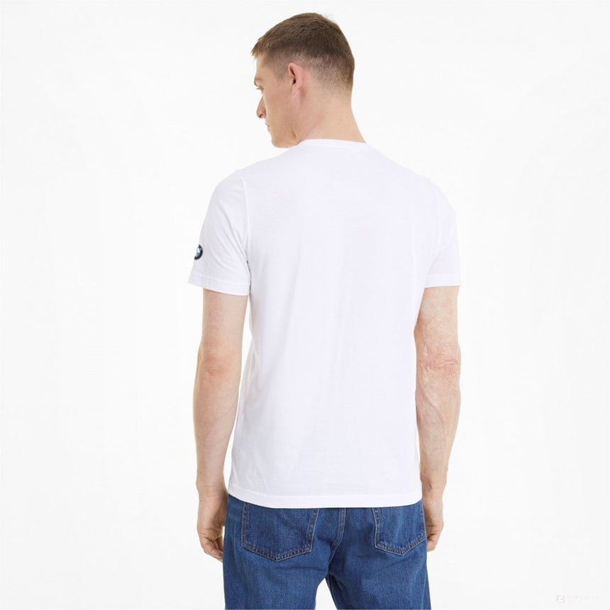 2021, Blanco, Puma BMW MMS Grafico Camiseta - FansBRANDS®