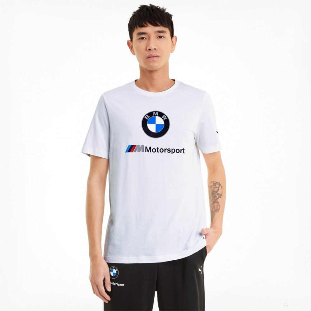 2021, Negro, Puma BMW MMS ESS Logo Camiseta