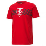 2021, Rojo, Puma Ferrari a cuadros Bandera Camiseta