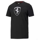 2021, Negro, Puma Ferrari Big Shield+ Camiseta