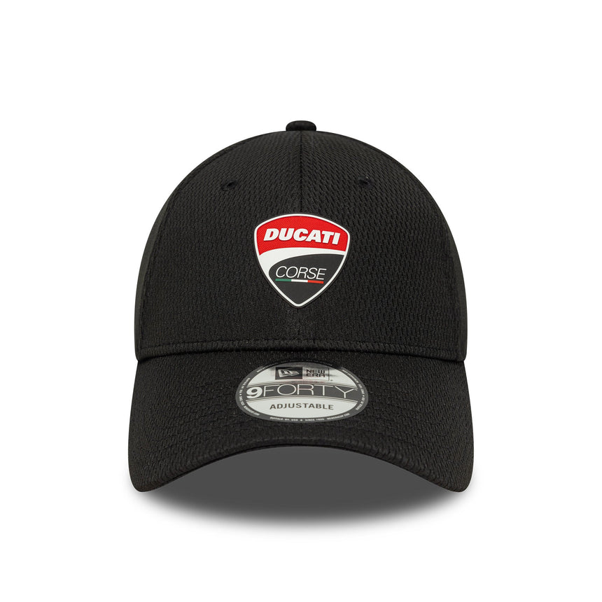 Gorra Ducati, malla dashmark, 39THIRTY, New Era, negra