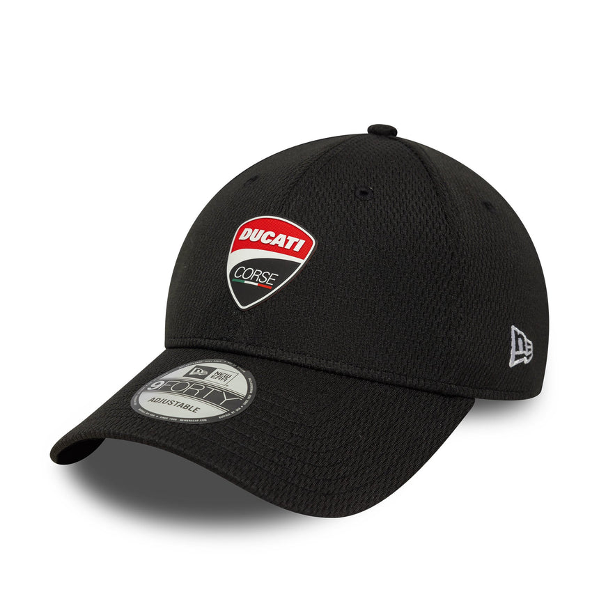 Gorra Ducati, malla dashmark, 39THIRTY, New Era, negra