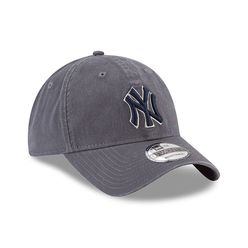 Gorra de los Yankees de Nueva York, New Era, Core, gris