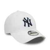 Gorra de los Yankees de Nueva York, New Era, Core, blanca