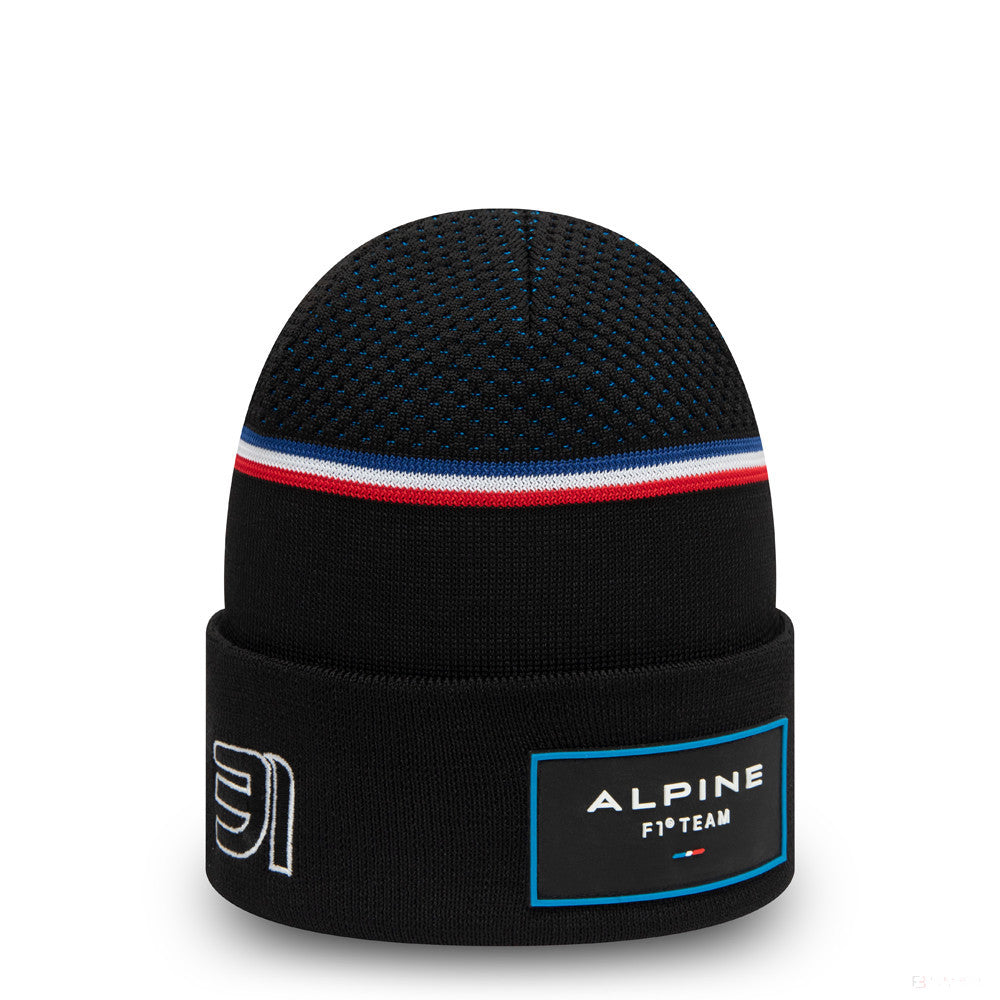 2022, Negro, Adulto, Alpine Esteban Ocon Gorra de invierno - FansBRANDS®