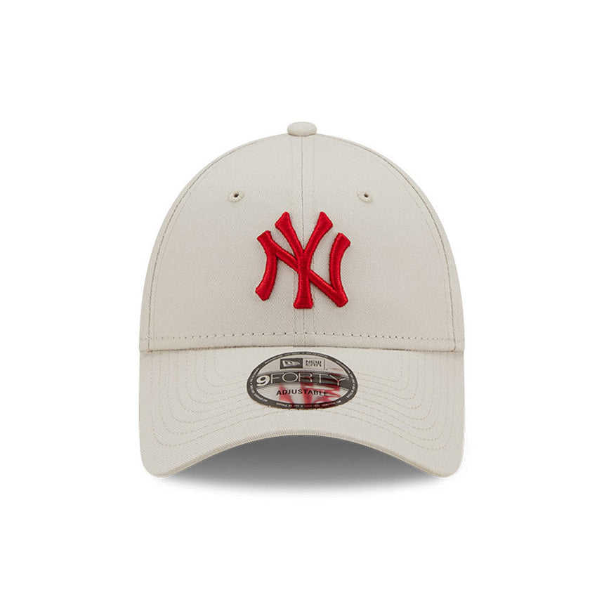 Gorra de los New York Yankees, New Era, 9FORTY, esencial, crema