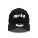 Gorra Aprilia, Esencial, New Era, 9FORTY, negra