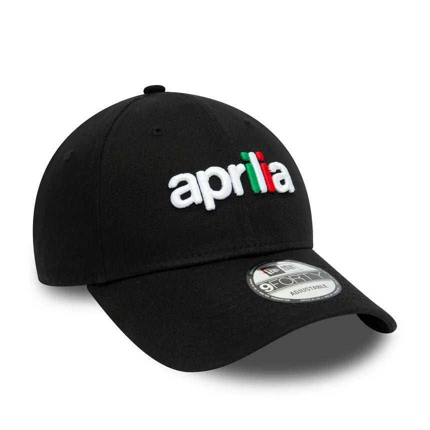 Gorra Aprilia, Esencial, New Era, 9FORTY, negra