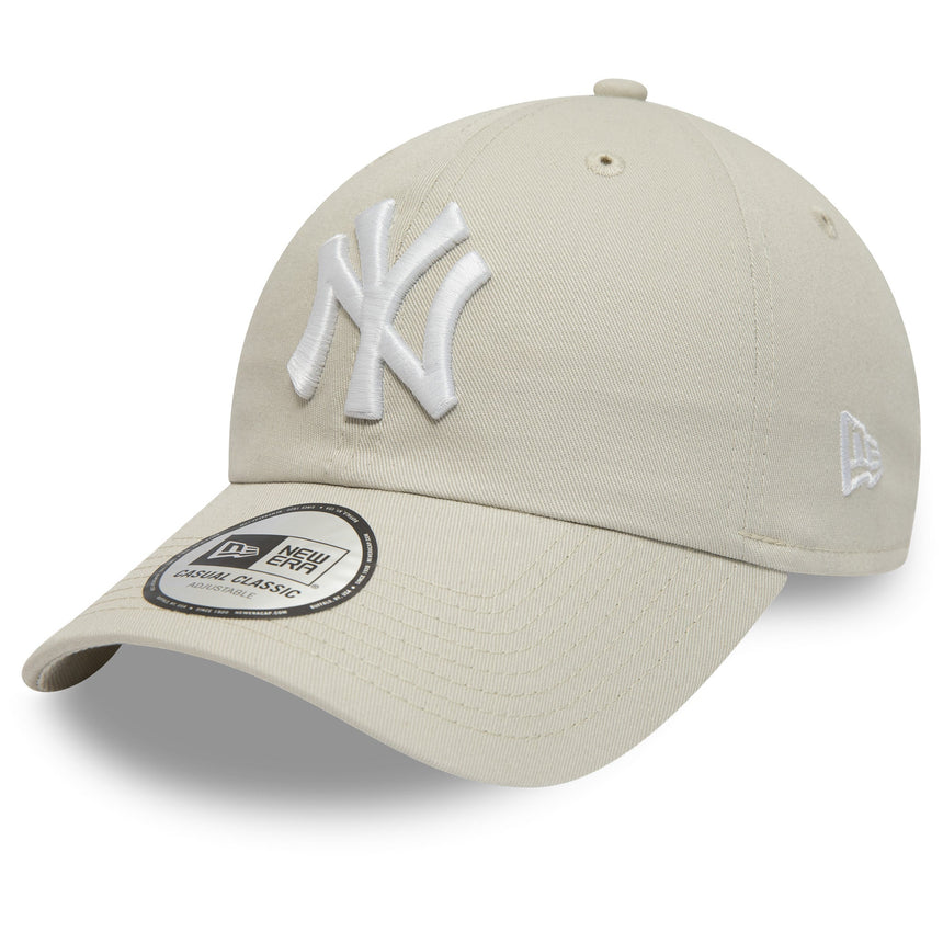 Gorra de los Yankees de Nueva York, New Era, 9TWENTY, esencial, crema
