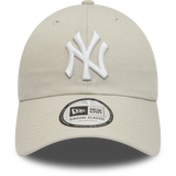 Gorra de los Yankees de Nueva York, New Era, 9TWENTY, esencial, crema