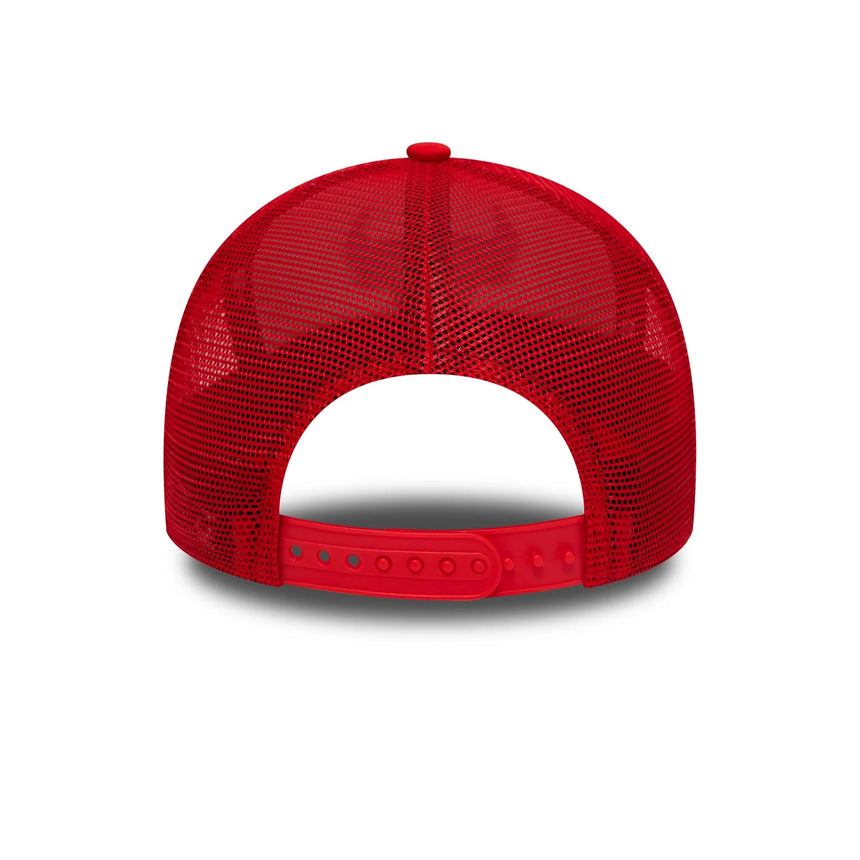 Gorra de los Chicago Bulls, New Era, trucker, blanca