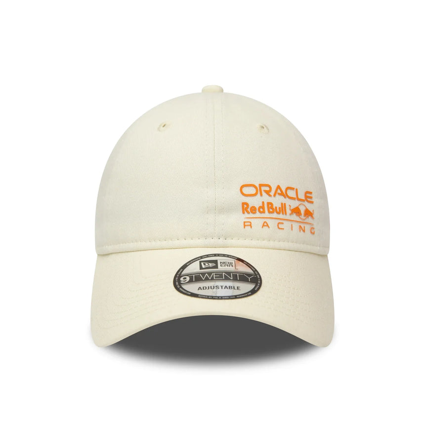 Gorra de Red Bull Racing, de temporada, cromo, New Era, 9TWENTY, crema