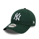 Gorra de los Yankees de Nueva York, New Era, 9FORTY, esencial, verde oscuro