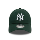 Gorra de los Yankees de Nueva York, New Era, 9FORTY, esencial, verde oscuro