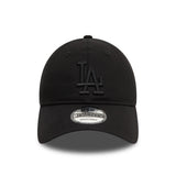 Gorra de los Dodgers de Los Ángeles, New Era, 9TWENTY, esencial, negra