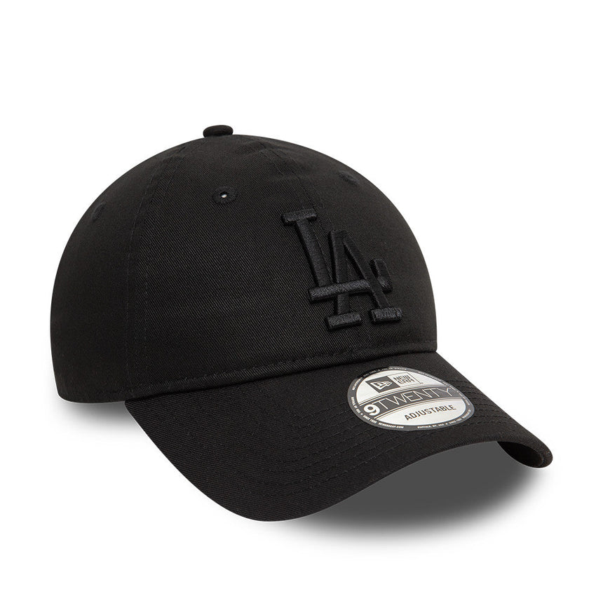 Gorra de los Dodgers de Los Ángeles, New Era, 9TWENTY, esencial, negra