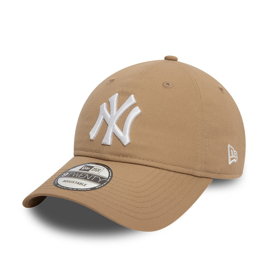 Gorra de los Yankees de Nueva York, New Era, 9TWENTY, esencial, beige