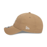 Gorra de los Yankees de Nueva York, New Era, 9TWENTY, esencial, beige