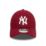 Gorra de los Yankees de Nueva York, New Era, 9TWENTY, esencial, granate