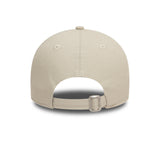 Gorra de los Yankees de Nueva York, logo negro, New Era, 9TWENTY, esencial, beige