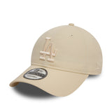 Gorra de los Dodgers de Los Ángeles, New Era, 9TWENTY, essential, beige