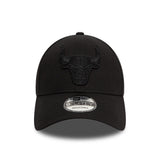 Gorra Chicago Bulls, New Era, 9FORTY, esencial, negro total