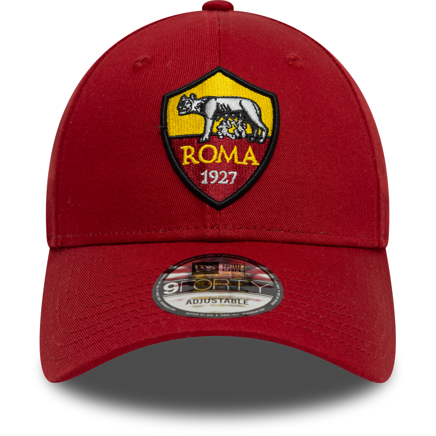Gorra de AS Roma, New Era, 9FORTY, Core, roja
