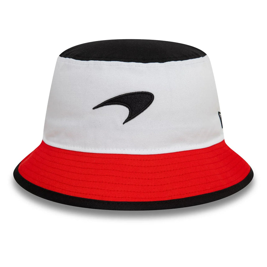 McLaren New Era Monaco Fitted Bucket Hat, Rot