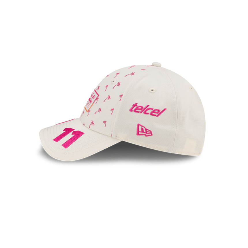Gorra Red Bull, New Era, 9FORTY, Sergio Perez, Miami SE, blanca