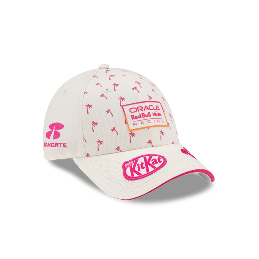 Gorra Red Bull, New Era, 9FORTY, Sergio Perez, Miami SE, blanca