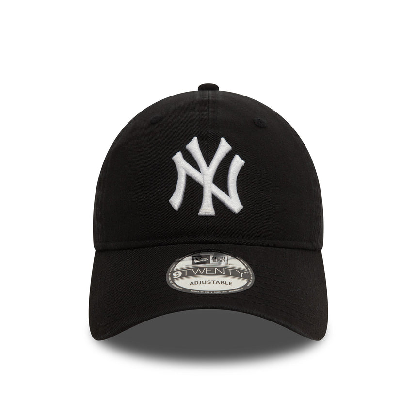 Gorra de los Yankees de Nueva York, lavada, New Era, 9TWENTY, negra