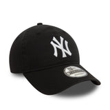 Gorra de los Yankees de Nueva York, lavada, New Era, 9TWENTY, negra